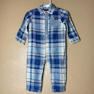 7 For All Mankind baby boy distressed jumpsuit‎